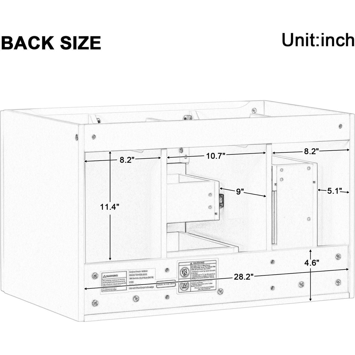 30" Wall Mounted Bathroom Vanity without Sink, Cabinet Base Only, Functional Drawer, Green