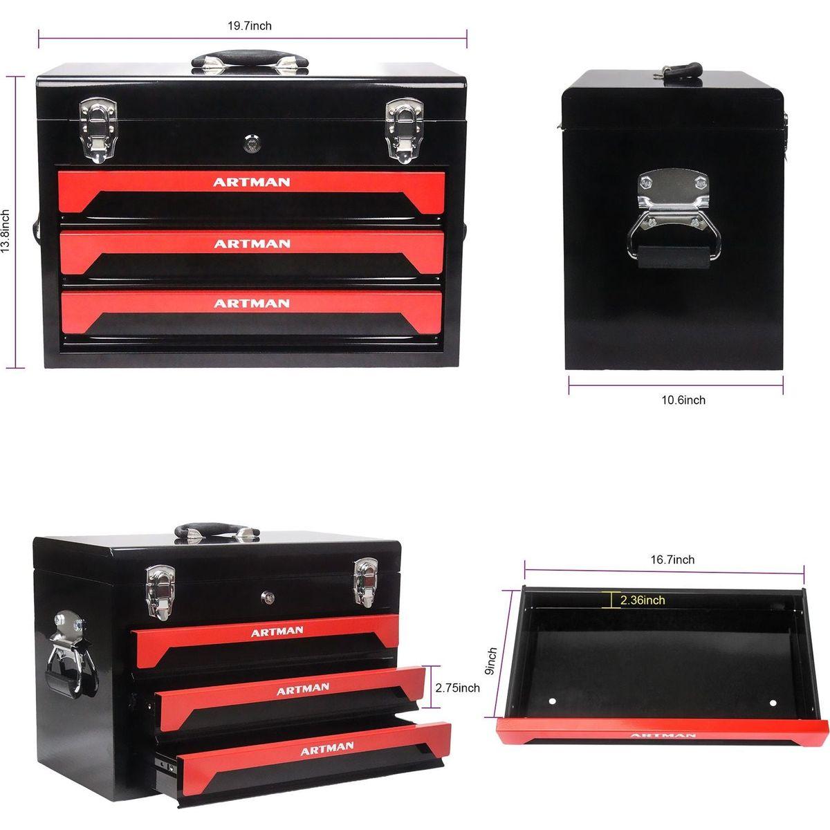 3 Drawers Tool Box