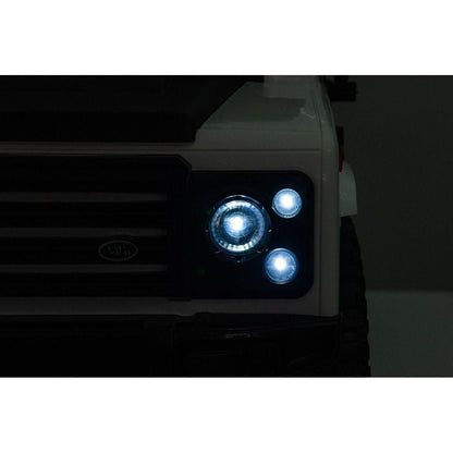 12v7a 30wx2 Four-wheel drive leather seat one button start,forward and backward, high and low speed, music, front light, power display, two doors can open, 2.4G R/C, seat belt four wheel absorber