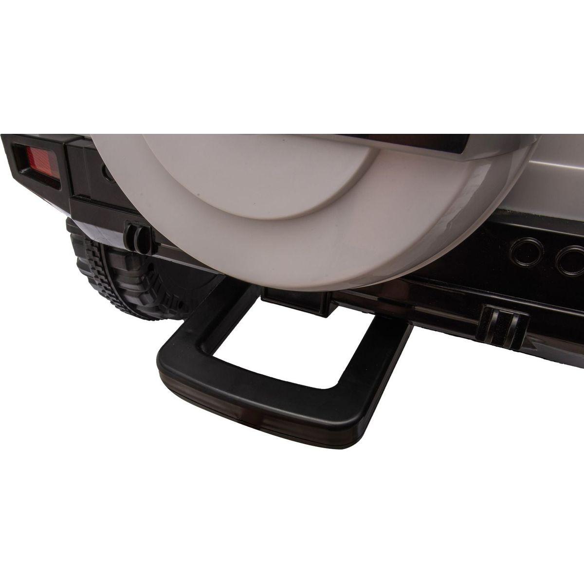 12v7a 30wx2 Four-wheel drive leather seat one button start,forward and backward, high and low speed, music, front light, power display, two doors can open, 2.4G R/C, seat belt four wheel absorber