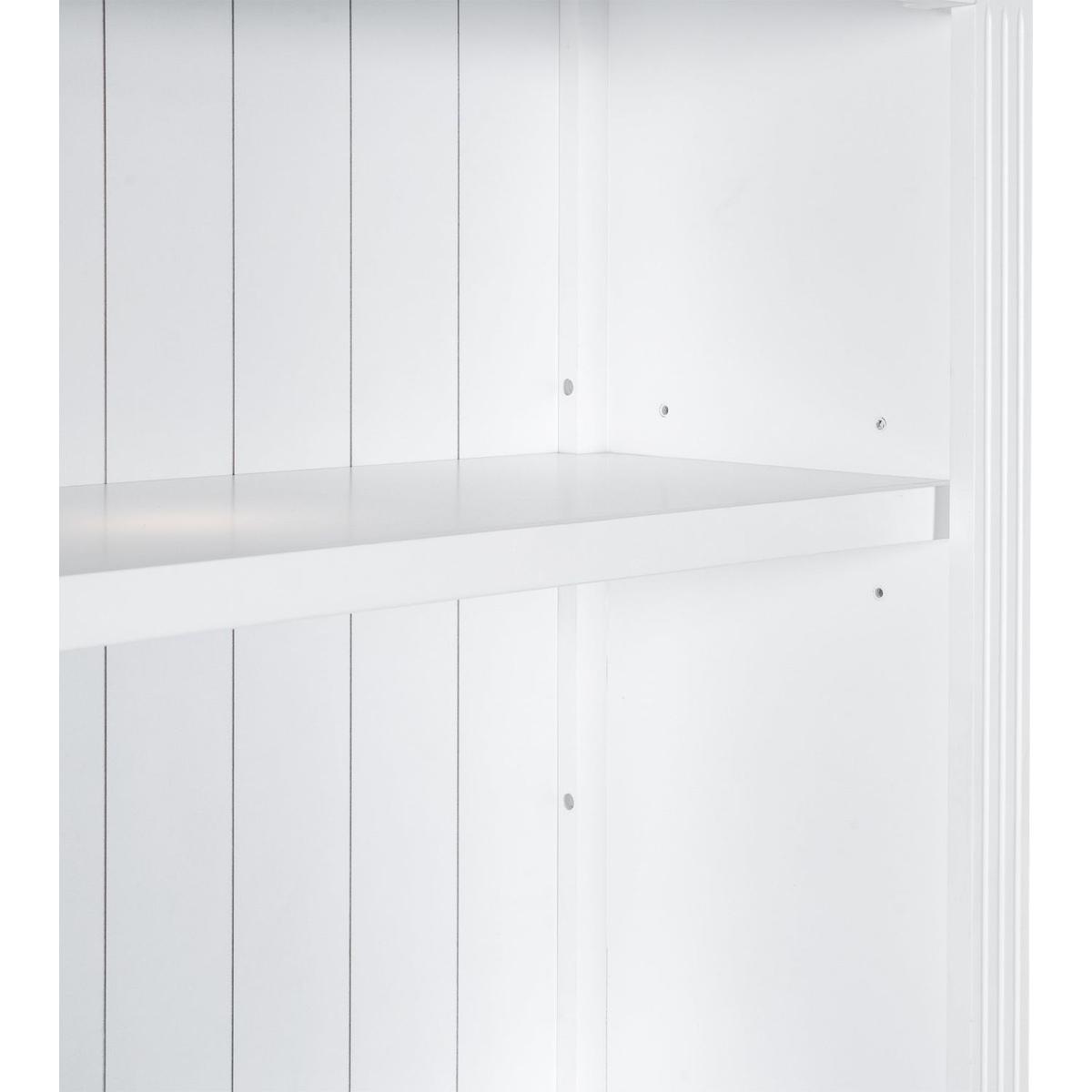 83.4"Tall Bookshelf Suite, Modern Bookcase Suite with LED Lighting,Doors and Drawers,2-Piece Set Storage Bookcase with Open Shelves for Living Room,Home Office,White