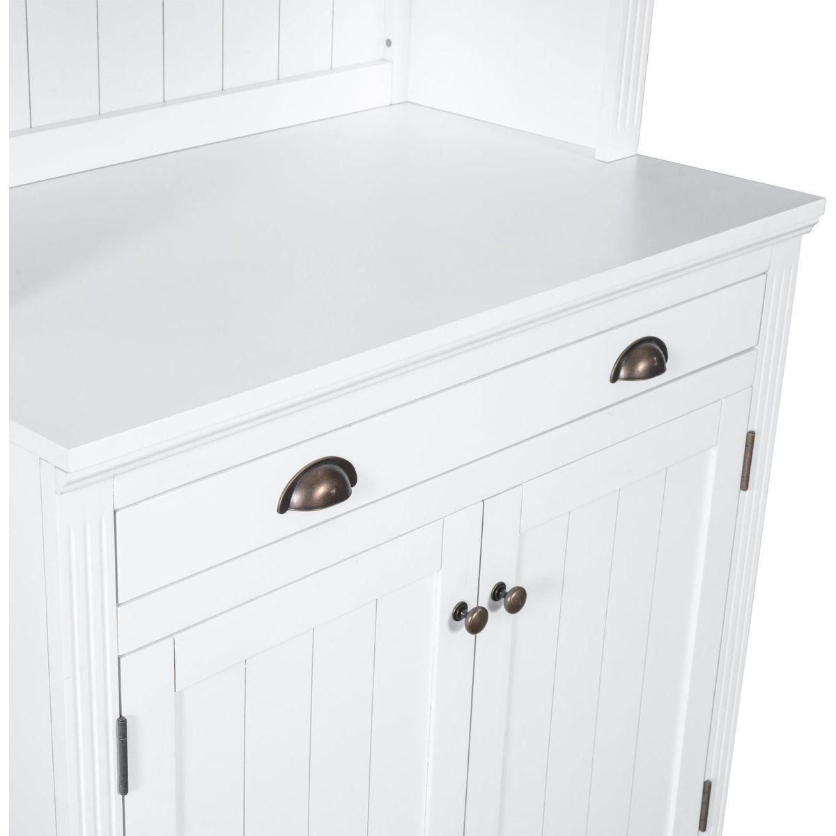 83.4"Tall Bookshelf Suite, Modern Bookcase Suite with LED Lighting,Doors and Drawers,2-Piece Set Storage Bookcase with Open Shelves for Living Room,Home Office,White