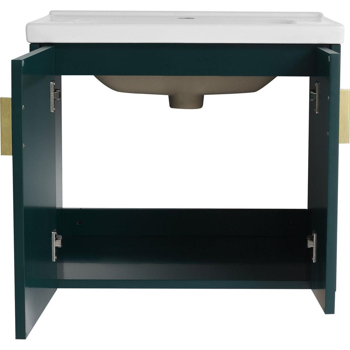 24 Inch Bathroom Vanity with Sink, For Small Bathroom, Bathroom Vanity with Soft Close Door