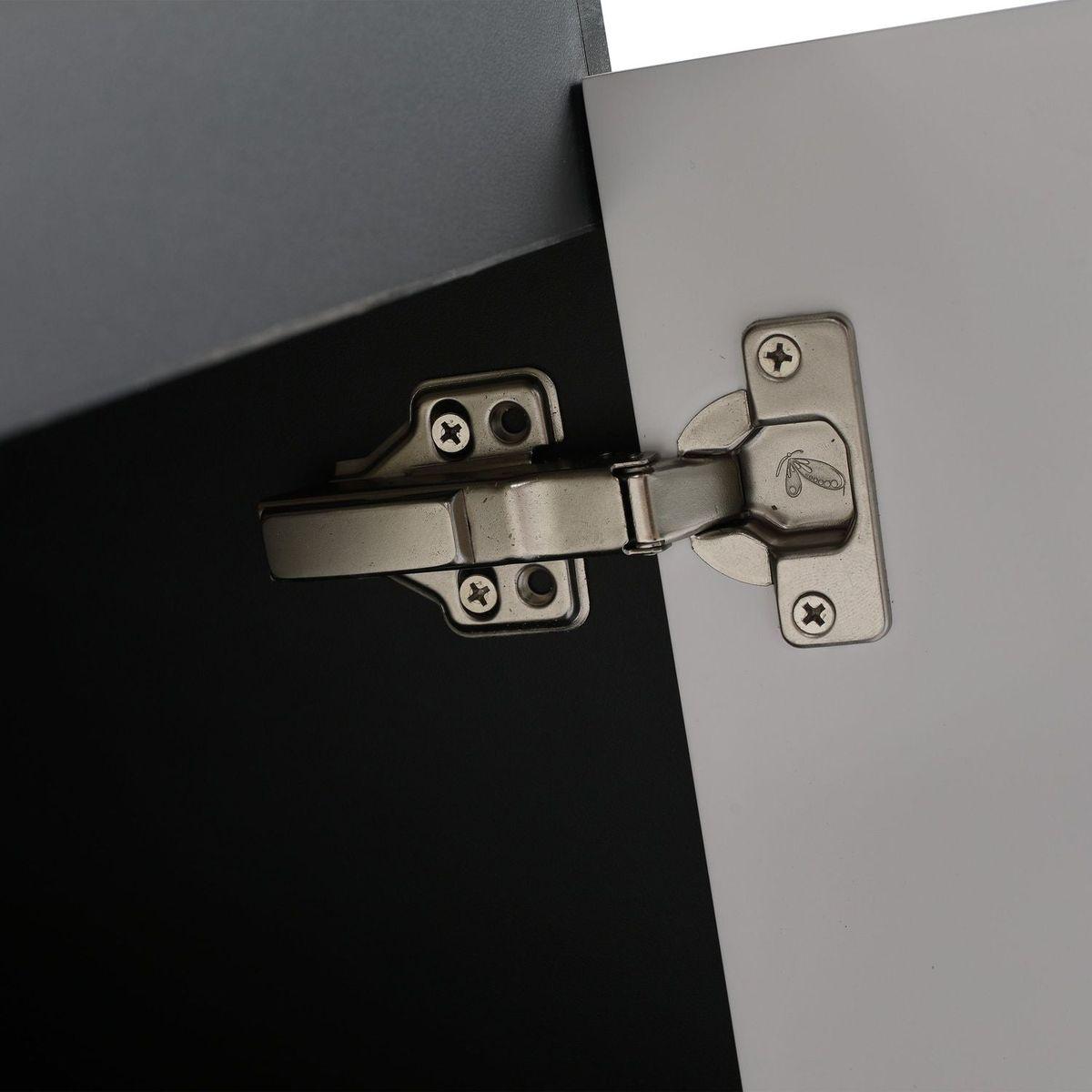 36" Floating Wall-Mounted Bathroom Vanity With Ceramic Basin & Soft-Close Cabinet Door