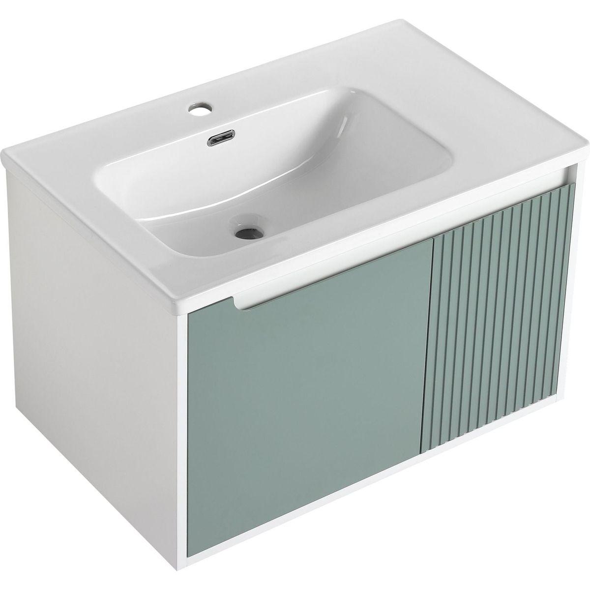 Floating Bathroom Vanity with Sink 32 Inch for Bathroom, Bathroom Vanity with Soft Close Door