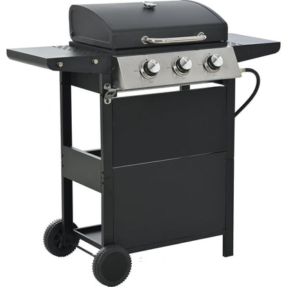 Propane Grill 3 Burner Barbecue Grill Stainless Steel Gas Grill