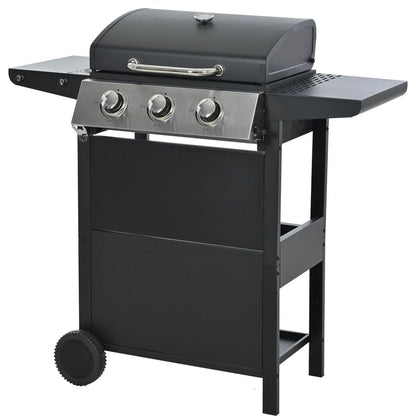 Propane Grill 3 Burner Barbecue Grill Stainless Steel Gas Grill