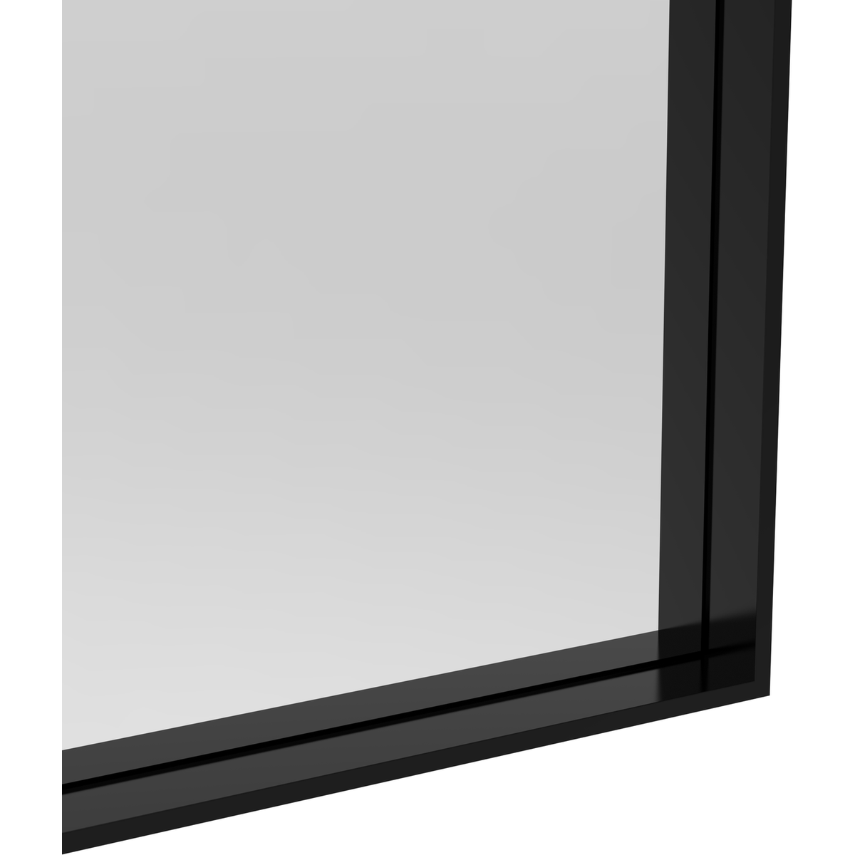 60x36" Oversized Modern Rectangle Bathroom Mirror with Balck Frame Decorative Large Wall Mirrors for Bathroom Living Room Bedroom Vertical or Horizontal Wall Mounted mirror with Aluminum Frame
