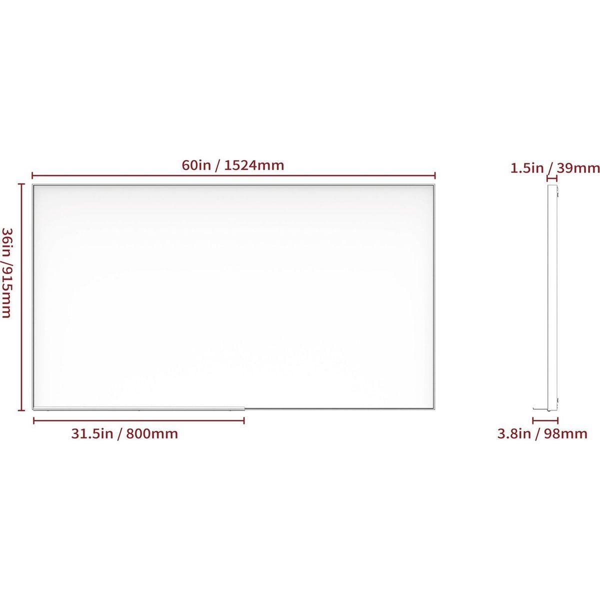 60x36" Oversized Modern Rectangle Bathroom Mirror with Balck Frame Decorative Large Wall Mirrors for Bathroom Living Room Bedroom Vertical or Horizontal Wall Mounted mirror with Aluminum Frame