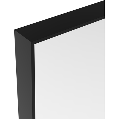 60x36" Oversized Modern Rectangle Bathroom Mirror with Balck Frame Decorative Large Wall Mirrors for Bathroom Living Room Bedroom Vertical or Horizontal Wall Mounted mirror with Aluminum Frame