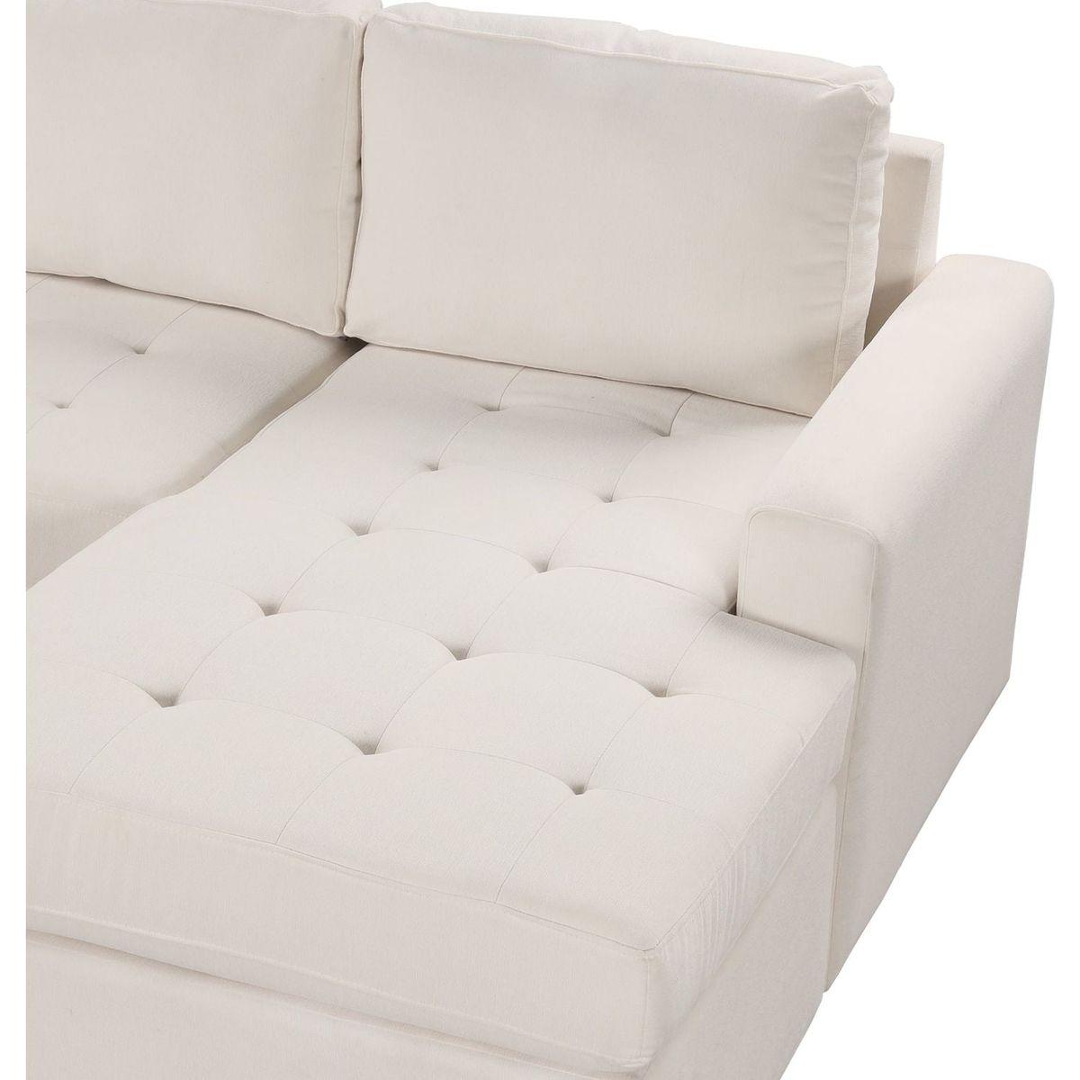 Sectional Sleeper Sofa with Pull-out Bed and Lounge Chair, USB and Type-C Interfaces, Suitable for Living Room, Office, and Spacious Spaces