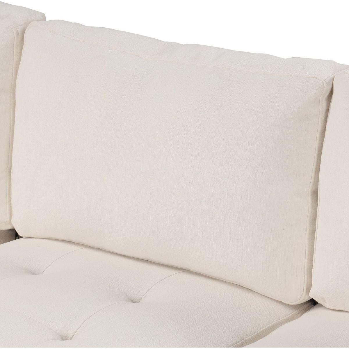 Sectional Sleeper Sofa with Pull-out Bed and Lounge Chair, USB and Type-C Interfaces, Suitable for Living Room, Office, and Spacious Spaces