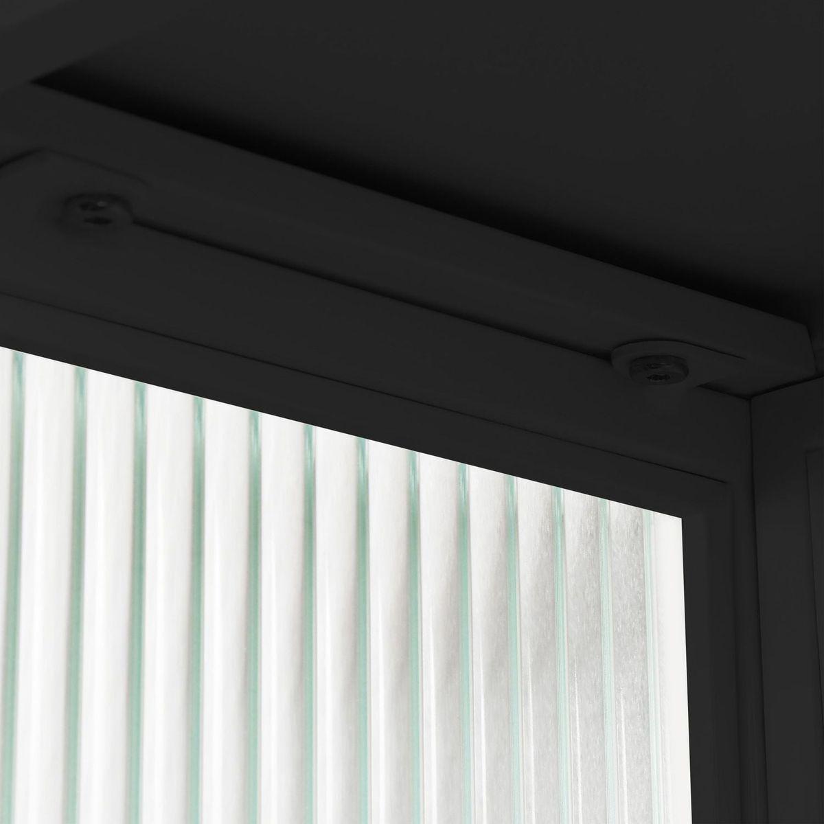 23.62"Glass Doors Modern Two-door Wall Cabinet with Featuring Two-tier Enclosed Storage, an Open Shelf, and Towel Rack, for Entryway Living Room Bathroom Dining Room,Black