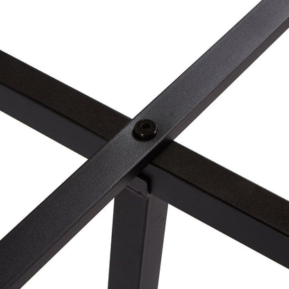 Queen Size Metal Platform Bed Frame with Wooden Headboard and Footboard with USB,Charging Station,2 Drawers,LED Lights, No Box Spring Needed, Easy Assemble