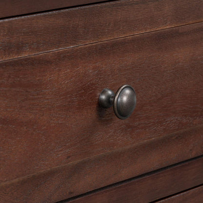 3-Drawer Nightstand Storage Wood Cabinet