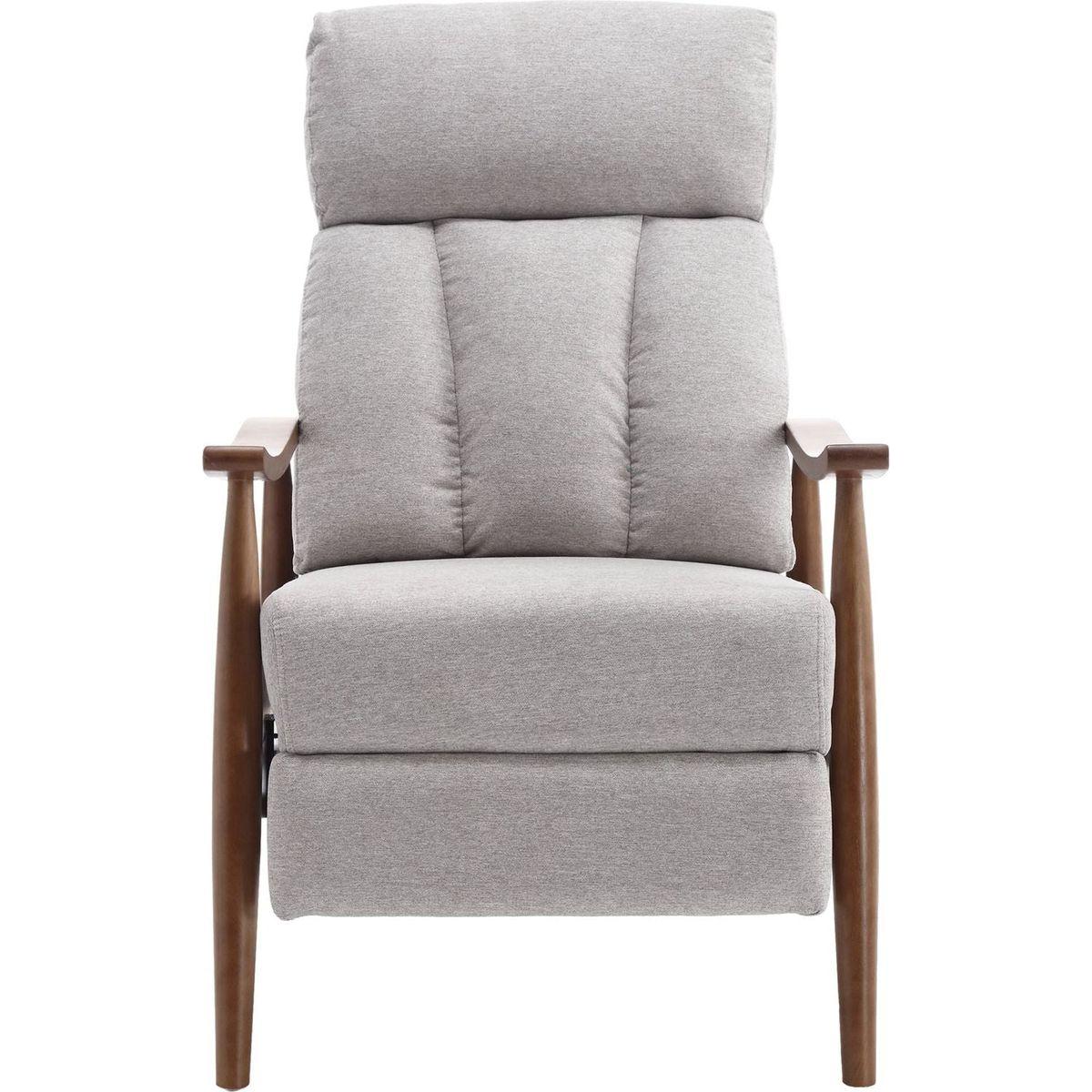 Wood Frame Armchair, Modern Accent Chair Lounge Chair for Living Room