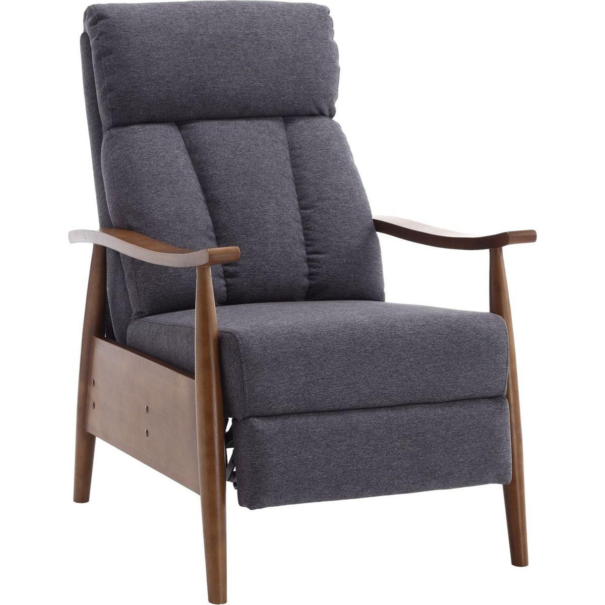 COOLMORE Wood Frame Armchair,  Modern Accent Chair Lounge Chair for Living Room