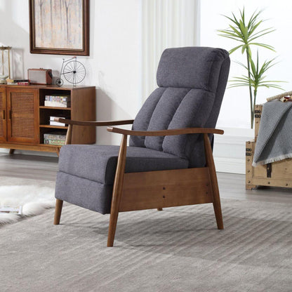 COOLMORE Wood Frame Armchair,  Modern Accent Chair Lounge Chair for Living Room