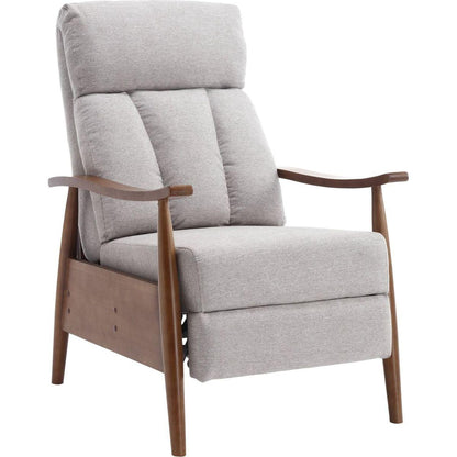 Wood Frame Armchair, Modern Accent Chair Lounge Chair for Living Room