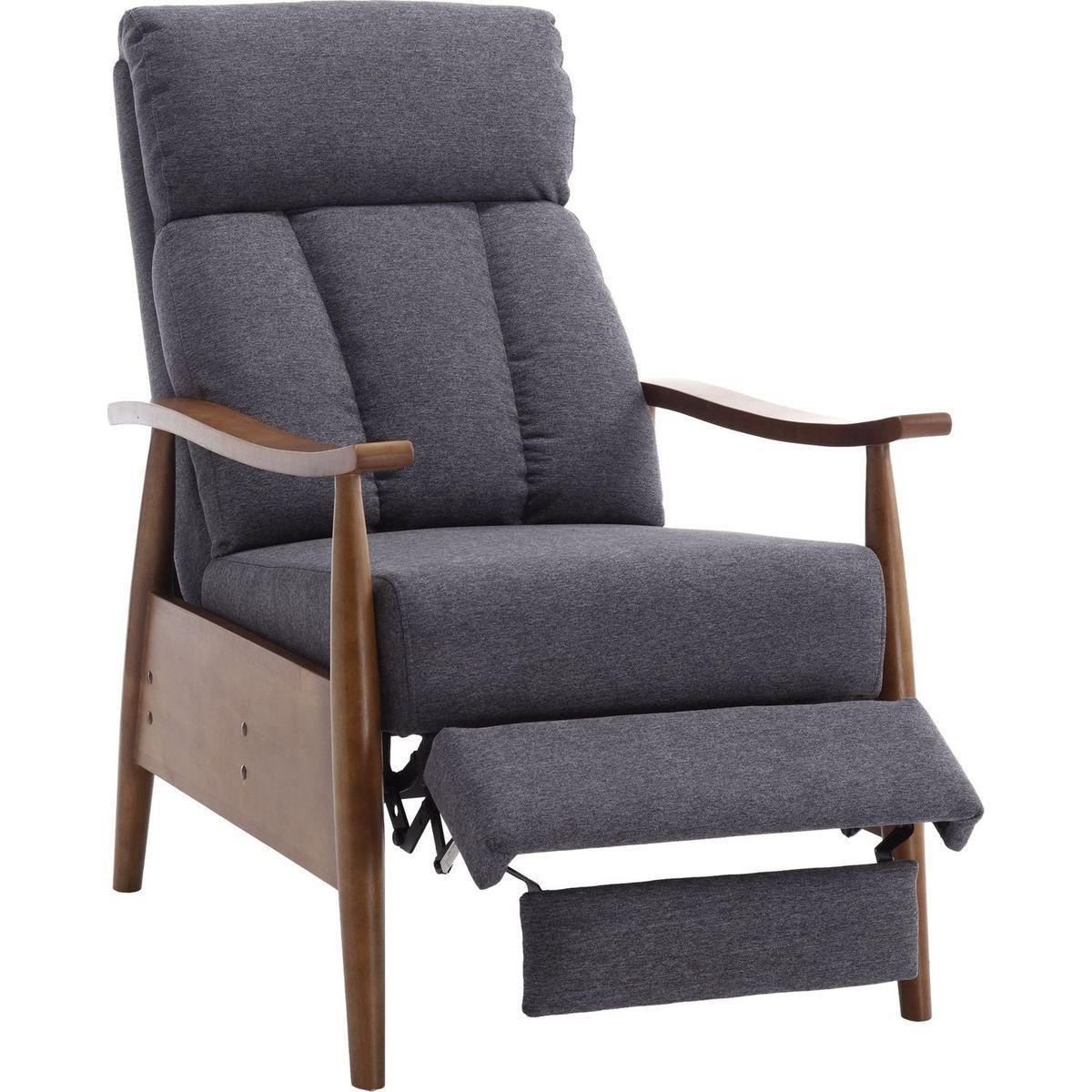 COOLMORE Wood Frame Armchair,  Modern Accent Chair Lounge Chair for Living Room