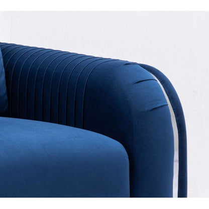 Wenona Chair, Blue Velvet