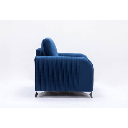 Wenona Chair, Blue Velvet