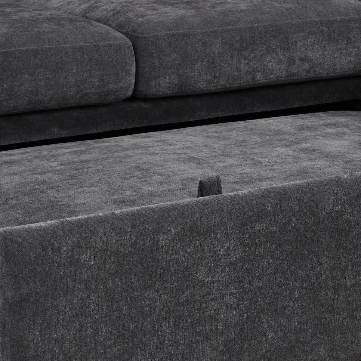 124.8"L-shaped Sofa Convertible Sofa Bed Pull Out Sofa Sleeper with Two Back Pillows, Two USB Ports and Two Power Sockets for Living Room, Gray