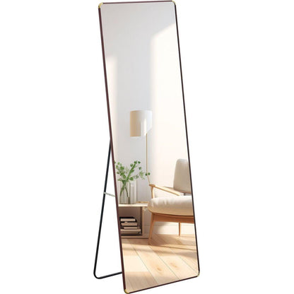 The 4th generation floor standing full-length mirror. wall mirror, bathroom makeup mirror, bedroom foyer, clothing store, wall mounted. 65 "x 23.2"