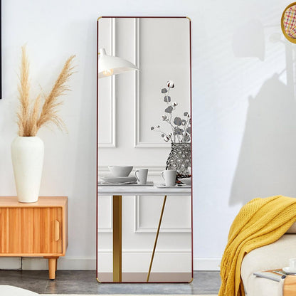 The 4th generation floor standing full-length mirror. wall mirror, bathroom makeup mirror, bedroom foyer, clothing store, wall mounted. 65 "x 23.2"