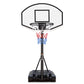 Portable Poolside Basketball Hoop Swimming Pool 3.1ft to 4.7ft Height-Adjustable Basketball System Goal Stand for Kids