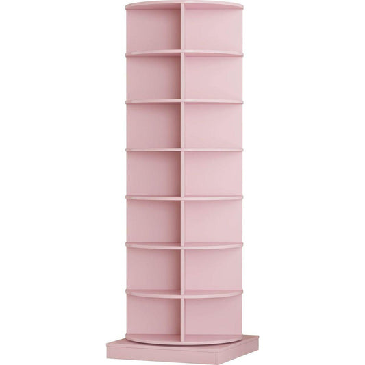 new 360 pink rotating shoe cabinet with 7 layers can accommodate up to 28 Paris shoes