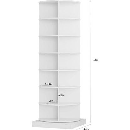 new 360 Rotating shoe cabinet 7 layers Holds Up to 28 Paris of Shoes