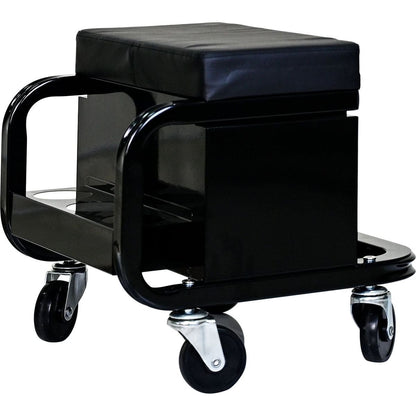 Heavy Duty Workshop Bench - Rolling Bench For Garages And Workshops With 360 Degree Swivel Wheels - Ideal Mechanical Bench or Workshop Bench