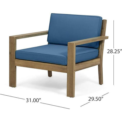 SANTA ANA CLUB CHAIR with Cushions(Set of 2)