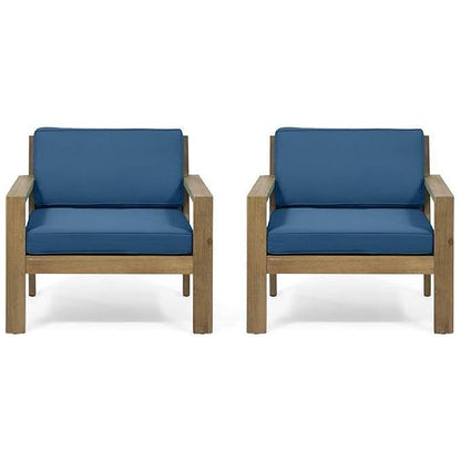 SANTA ANA CLUB CHAIR with Cushions(Set of 2)