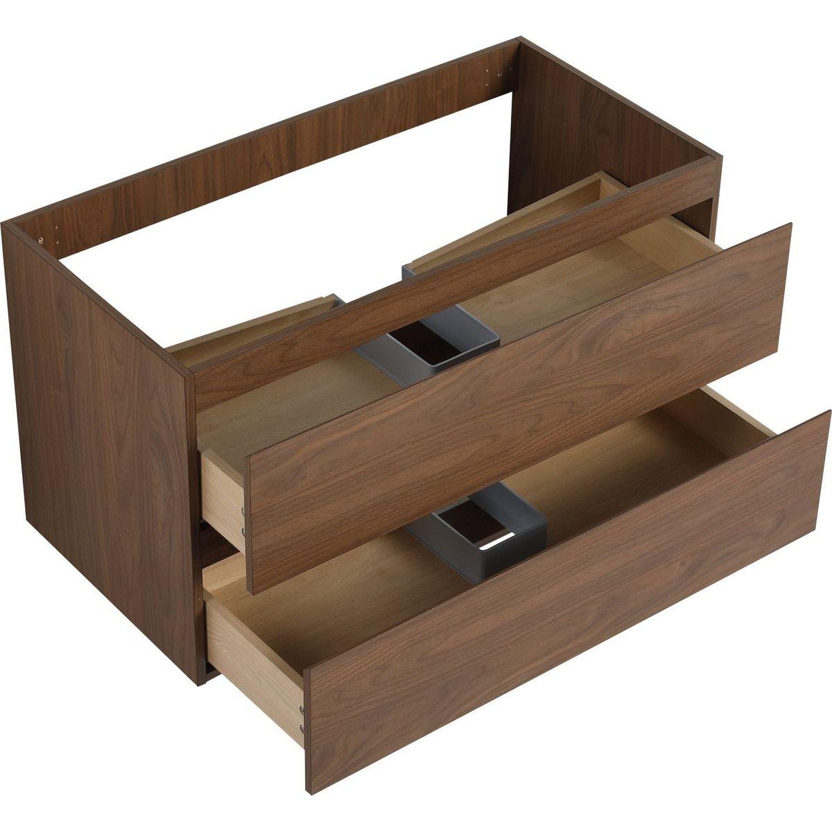 36" Wall-Mounted Bathroom Vanity (Only the Cabinet Body)2