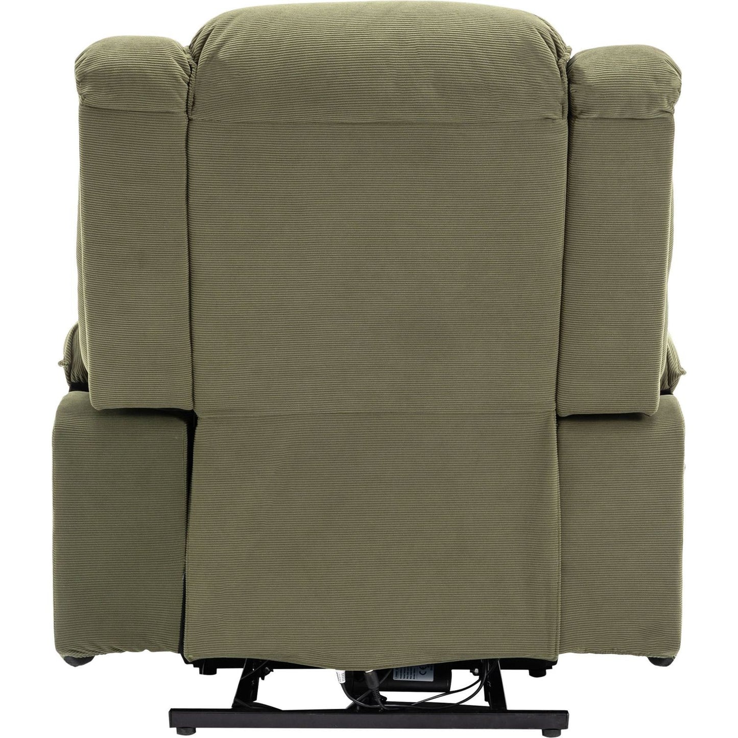 Massage Recliner,Power Lift Chair for Elderly with Adjustable Massage and Heating Function,Recliner Chair with Infinite Position and Side Pocket for Living Room, Green