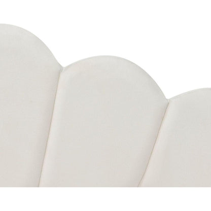 Full Size Upholstery Daybed Frame with Shall Shaped Backrest and Trundle,Beige