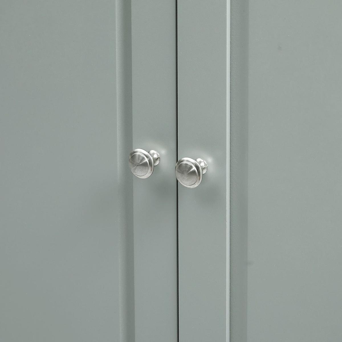 Tall Storage Cabinet with Three Drawers for Bathroom/Office, Grey