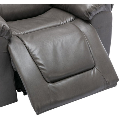 360Swivel and Rocking Home Theater Recliner Manual Recliner Chair with Wide Armrest for Living Room,Bedroom, Grey