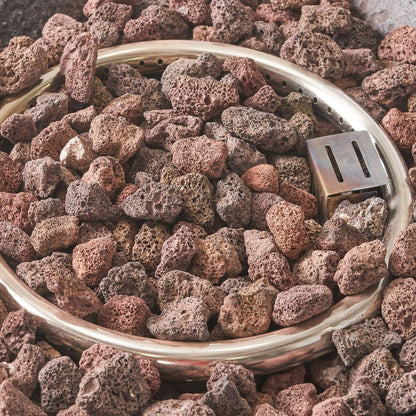 19.50" STONE MGO FIRE COLUMN - 40 000 BTU