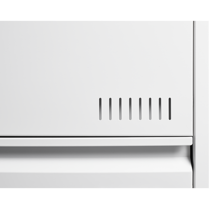 Filing Cabinet Lateral File Cabinet 2 Drawer, White Filing Cabinets with Lock, Locking Metal File Cabinets Three Drawer Office Cabinet for Legal/Letter/A4/F4 Home Offic
