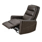 Swivel Glider Rocker Recliner Chair for Nursery,Manual Swivel Rocking Recliner,Mordern Home Theater Seating Soft Reclining Chairs for Living Room,Brown