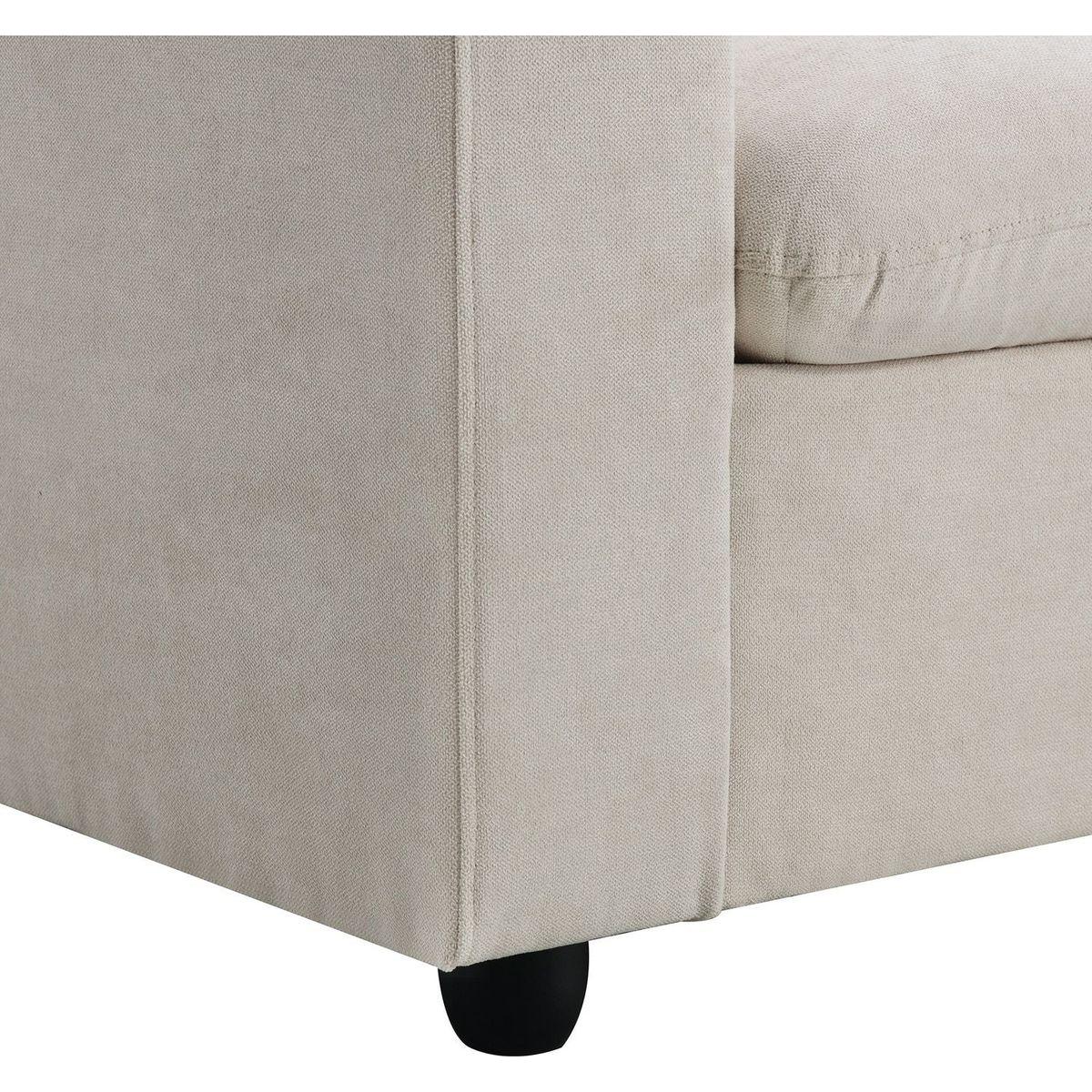 100.4x64.6" Modern Sectional Sofa,L-shaped Couch Set with 2 Free pillows,4-seat Polyester Fabric Couch Set with Convertible Ottoman for Living Room, Apartment, Office,4 Colors