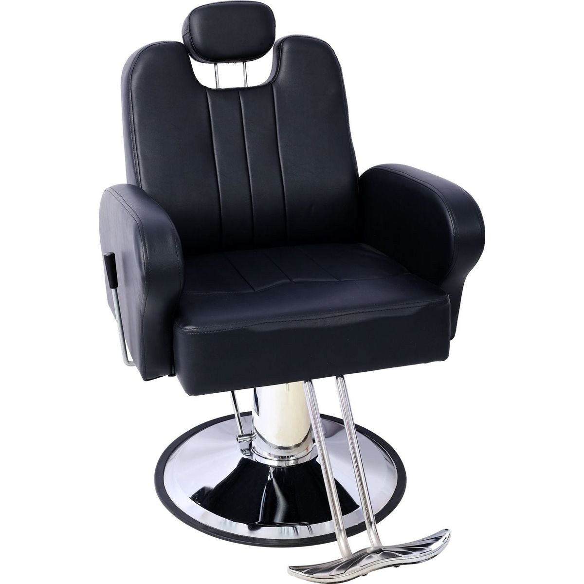 Artist hand Hair Stylist All Purpose Barber Chair for Barbershop Salon Chair,Heavy Duty Hydraulic Barber Chair Spa Furniture Shampoo Reclining Extra Wider Seat Beauty Hair Salon Equipment black