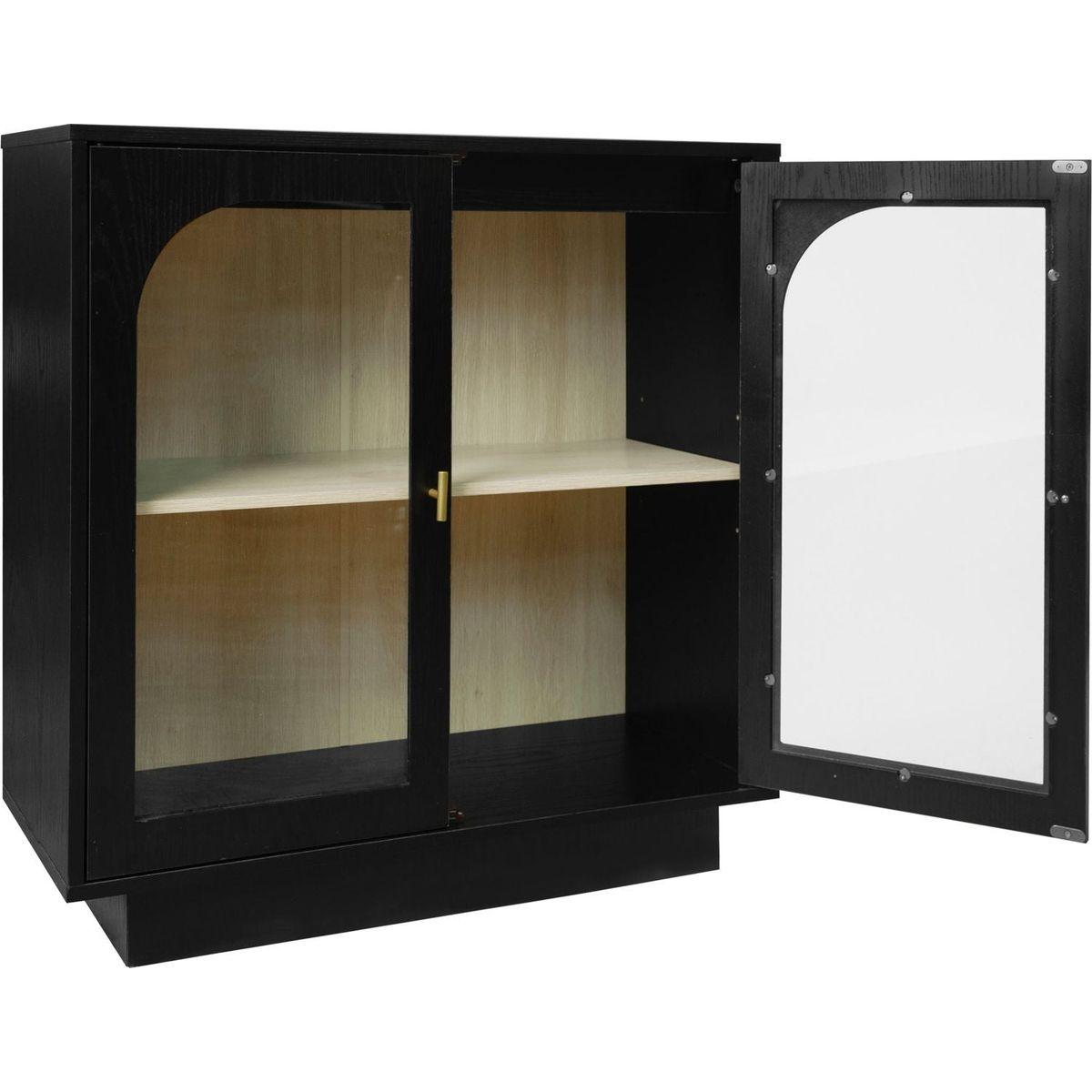 Storage Cabinet with Acrylic Door for Living Room, Dining Room, Study