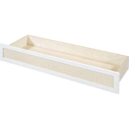 Full Size Murphy Bed with Large Drawers,White