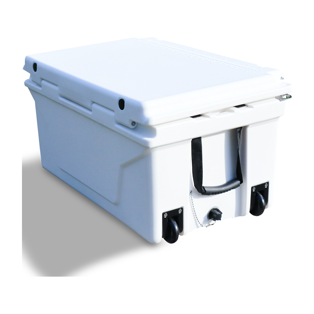 White outdoor Camping Picnic Fishing portable cooler 65QT Portable Insulated Cooler Box