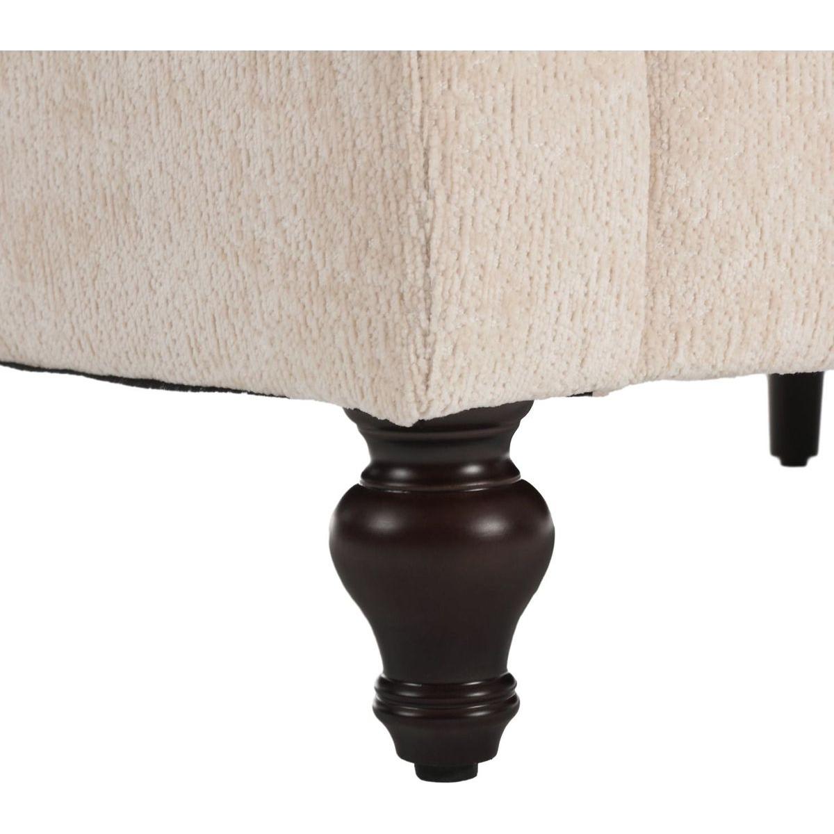 Modern chenille Fabric Loveseat, 2-Seat Upholstered Loveseat Sofa Modern Couch