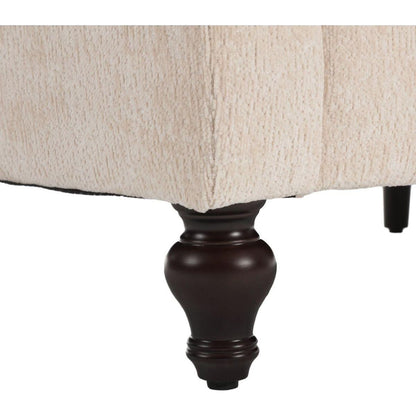 Modern chenille Fabric Loveseat, 2-Seat Upholstered Loveseat Sofa Modern Couch